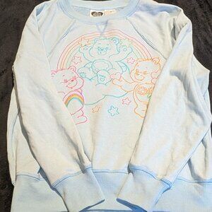 Pastel Blue Care Bears Sweater S